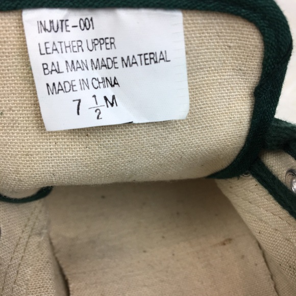 Passports green suede and black lace up sneakers - Picture 6 of 7